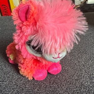 Coco Surprise Juno Llama Neon Plush Pink Orange